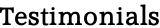 Testimonials